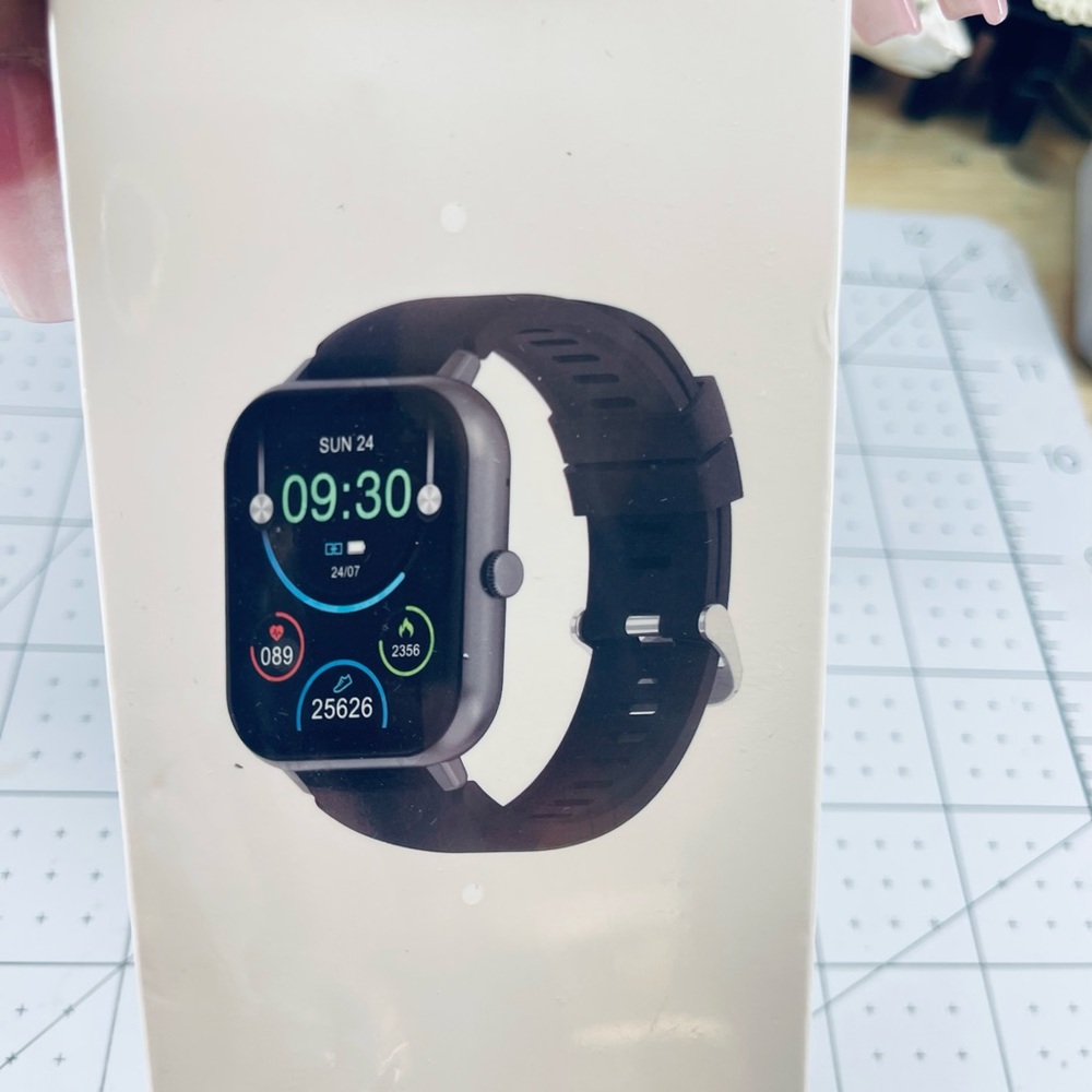 Smartwatch with Pink Band